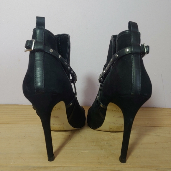 Primadonna collection black peep toe heels, size 37 EU - Picture 6 of 11